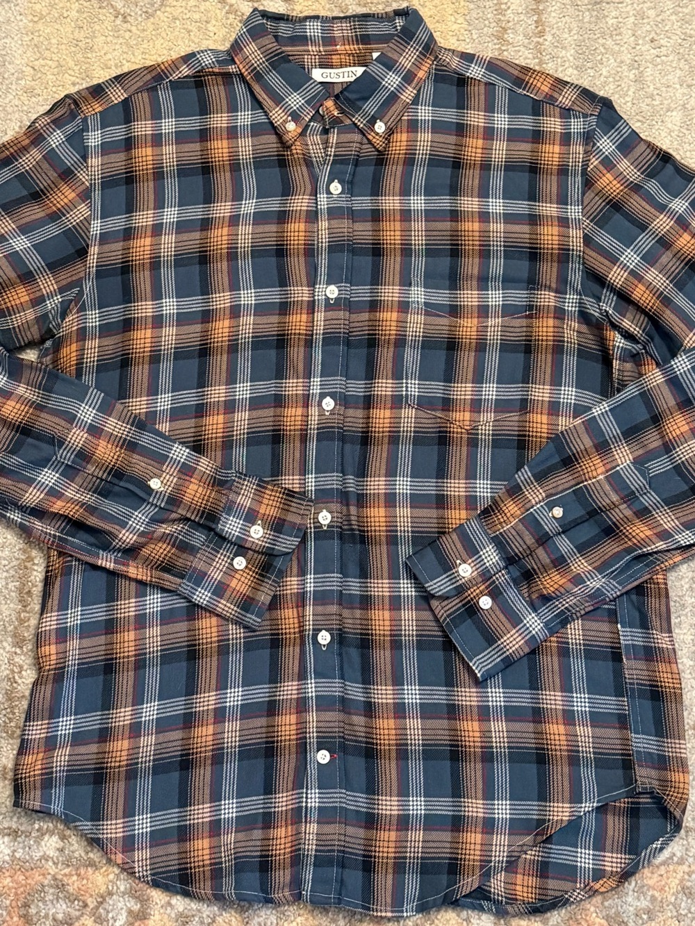 Gustin #94 Rustic Blue Twill - XL Slim